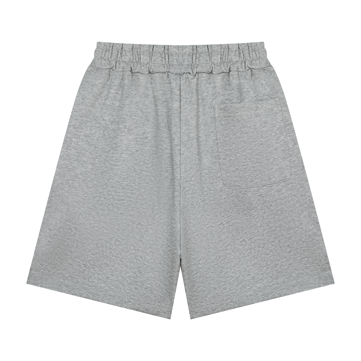 Unisex Heavyweight Shorts in flower gray, alternate angle