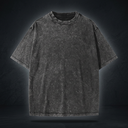 Unisex Heavyweight Snow Washed T-Shirt – Regular Fit Cotton Tee
