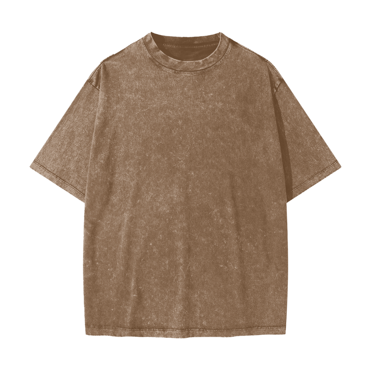Unisex Heavyweight Snow Washed T-Shirt in coffee