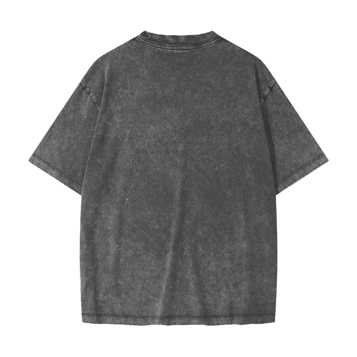 Unisex Heavyweight Snow Washed T-Shirt in dark gray, alternate angle