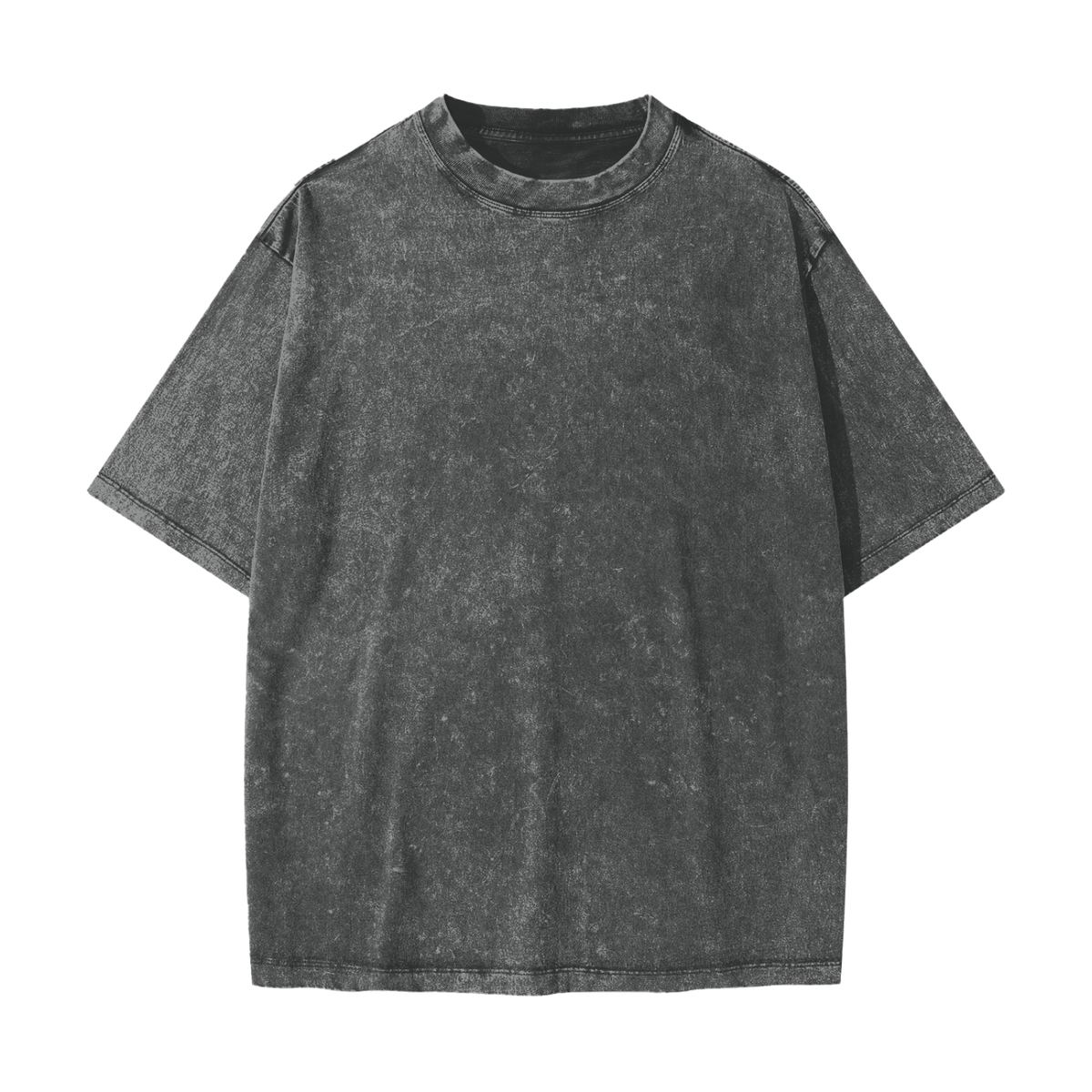Unisex Heavyweight Snow Washed T-Shirt in dark gray