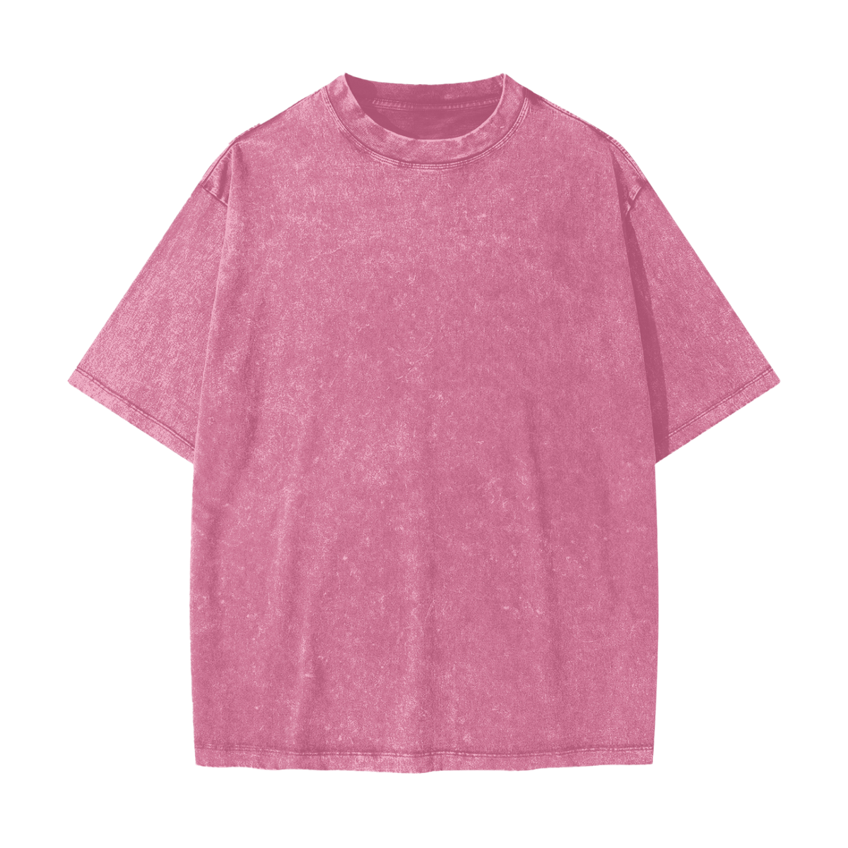 Unisex Heavyweight Snow Washed T-Shirt in pink