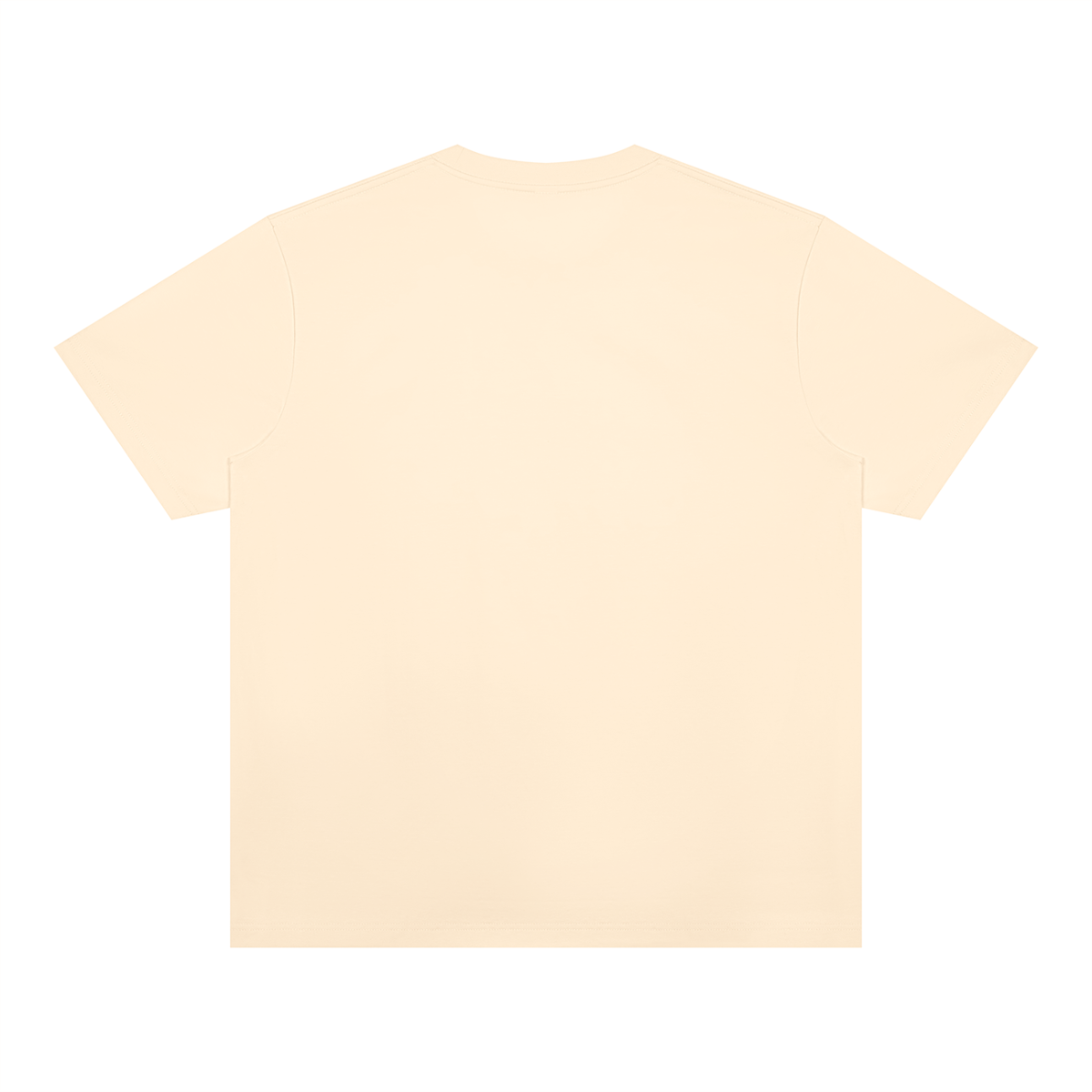 Unisex Heavyweight Sorona T-Shirt in apricot, alternate angle