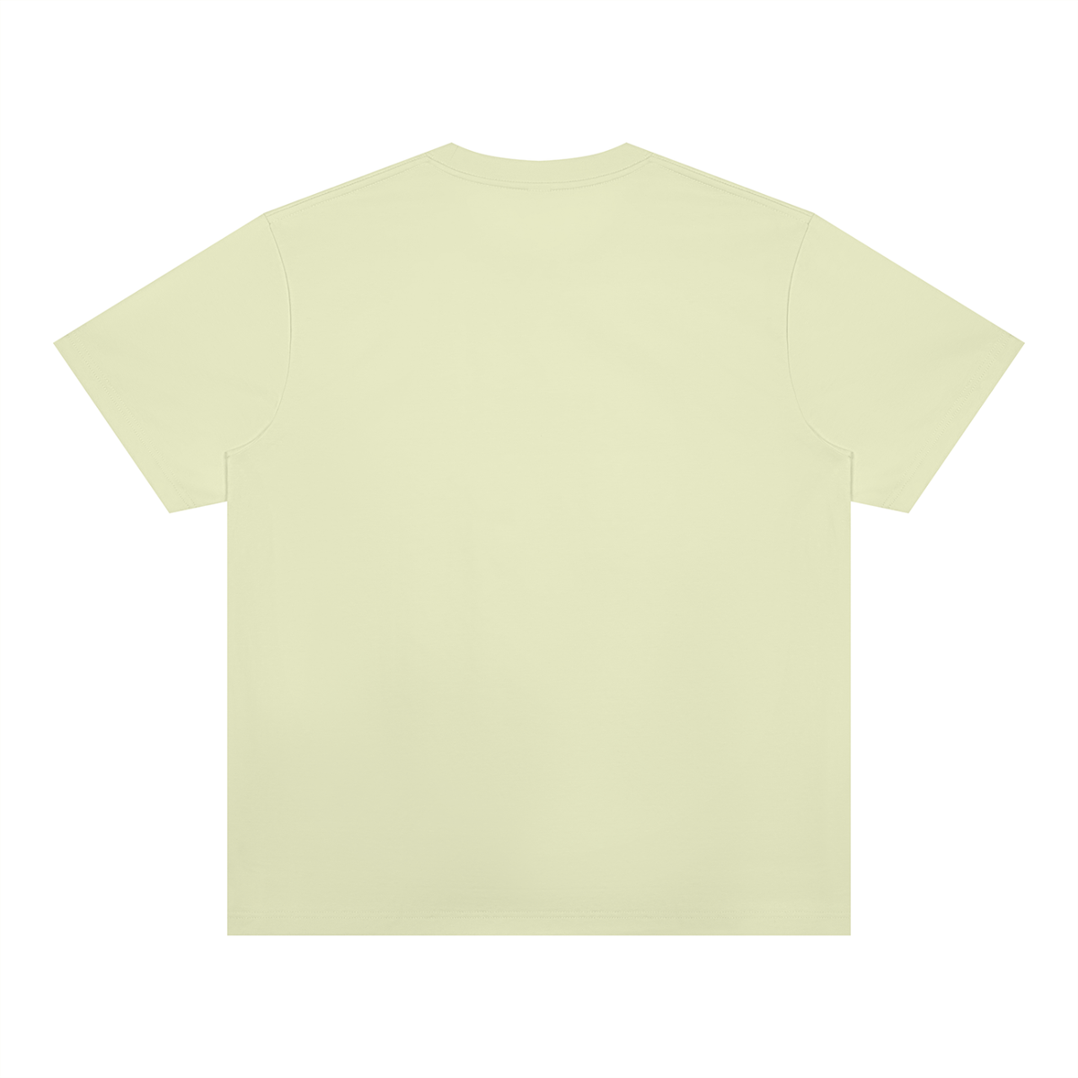 Unisex Heavyweight Sorona T-Shirt in bean green, alternate angle