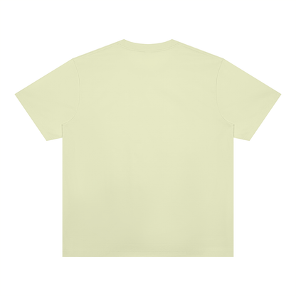 Unisex Heavyweight Sorona T-Shirt in bean green, alternate angle