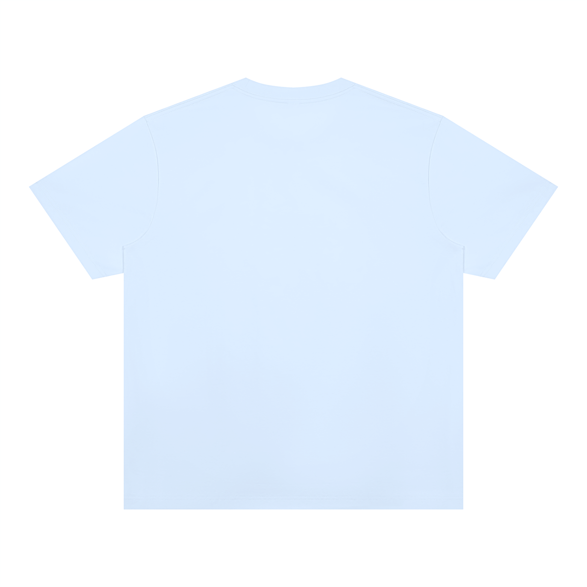 Unisex Heavyweight Sorona T-Shirt in sky blue, alternate angle