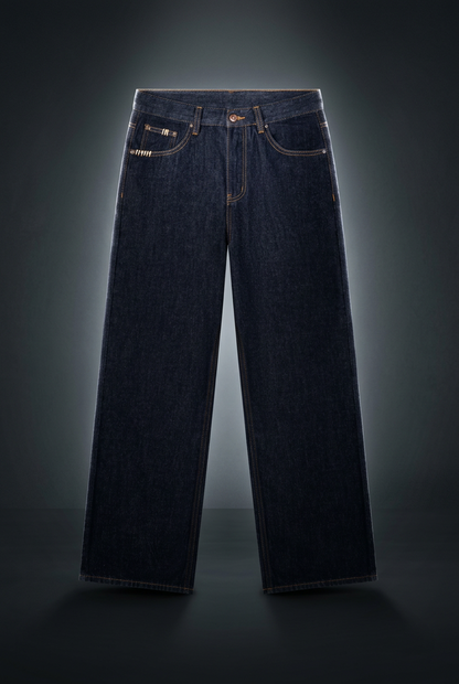 Unisex Heavyweight Straight Leg Denim Jeans