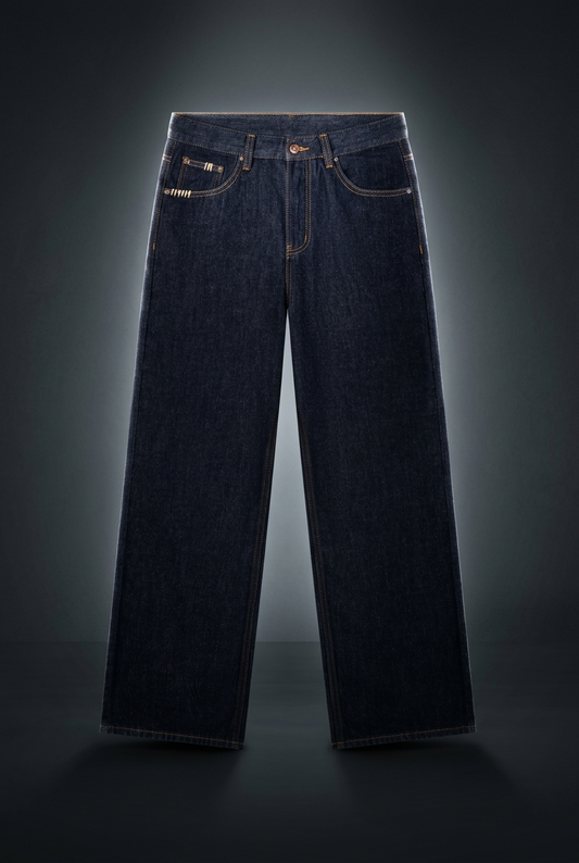 Unisex Heavyweight Straight Leg Denim Jeans