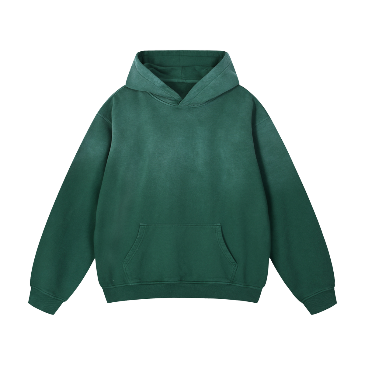 Unisex Heavyweight Sunfade Oversized Hoodie in green