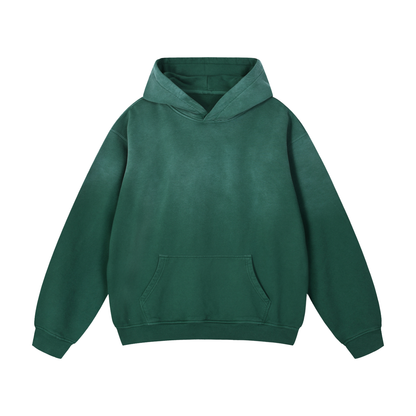 Unisex Heavyweight Sunfade Oversized Hoodie in green