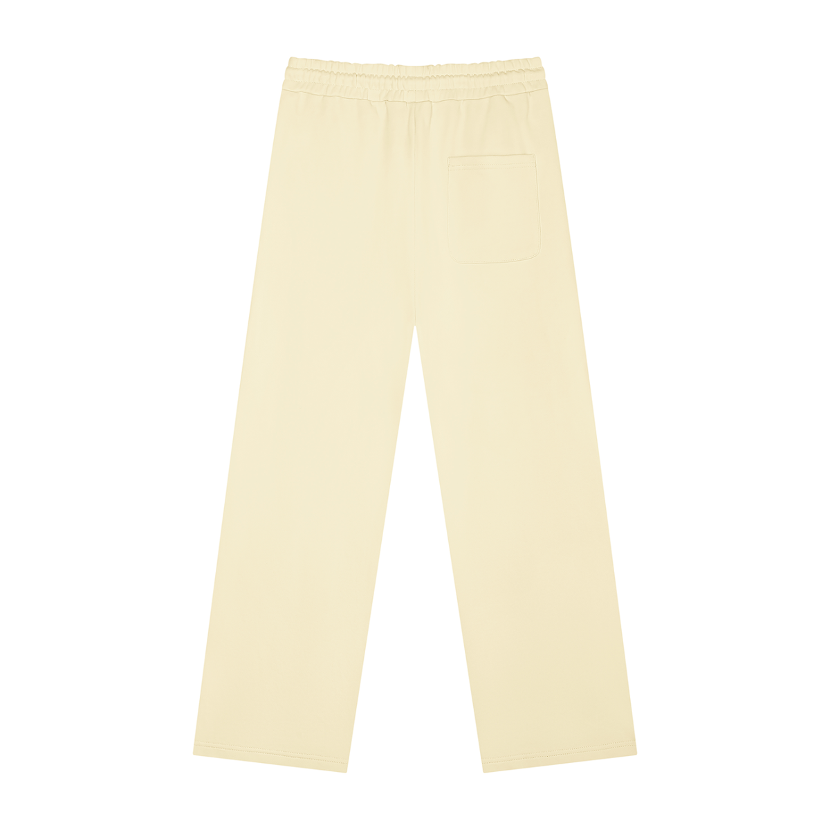 Unisex Heavyweight Sweatpants in apricot, alternate angle