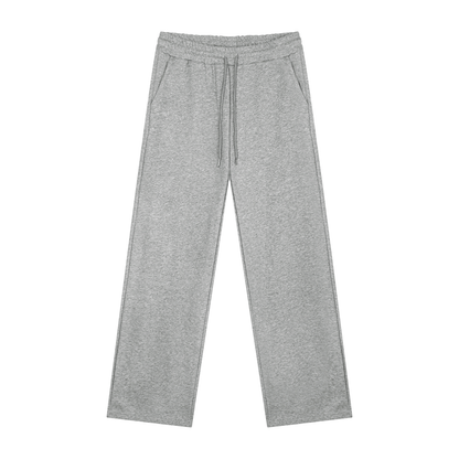 Unisex Heavyweight Sweatpants in flower gray