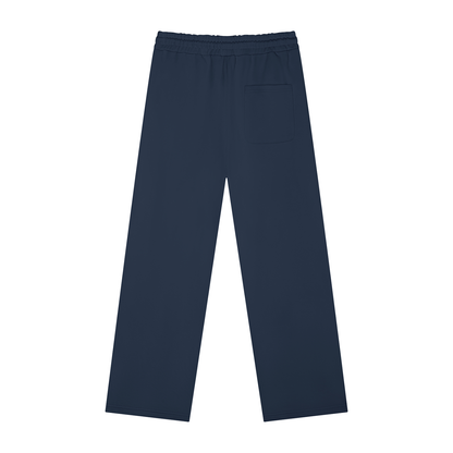 Unisex Heavyweight Sweatpants in navy blue, alternate angle