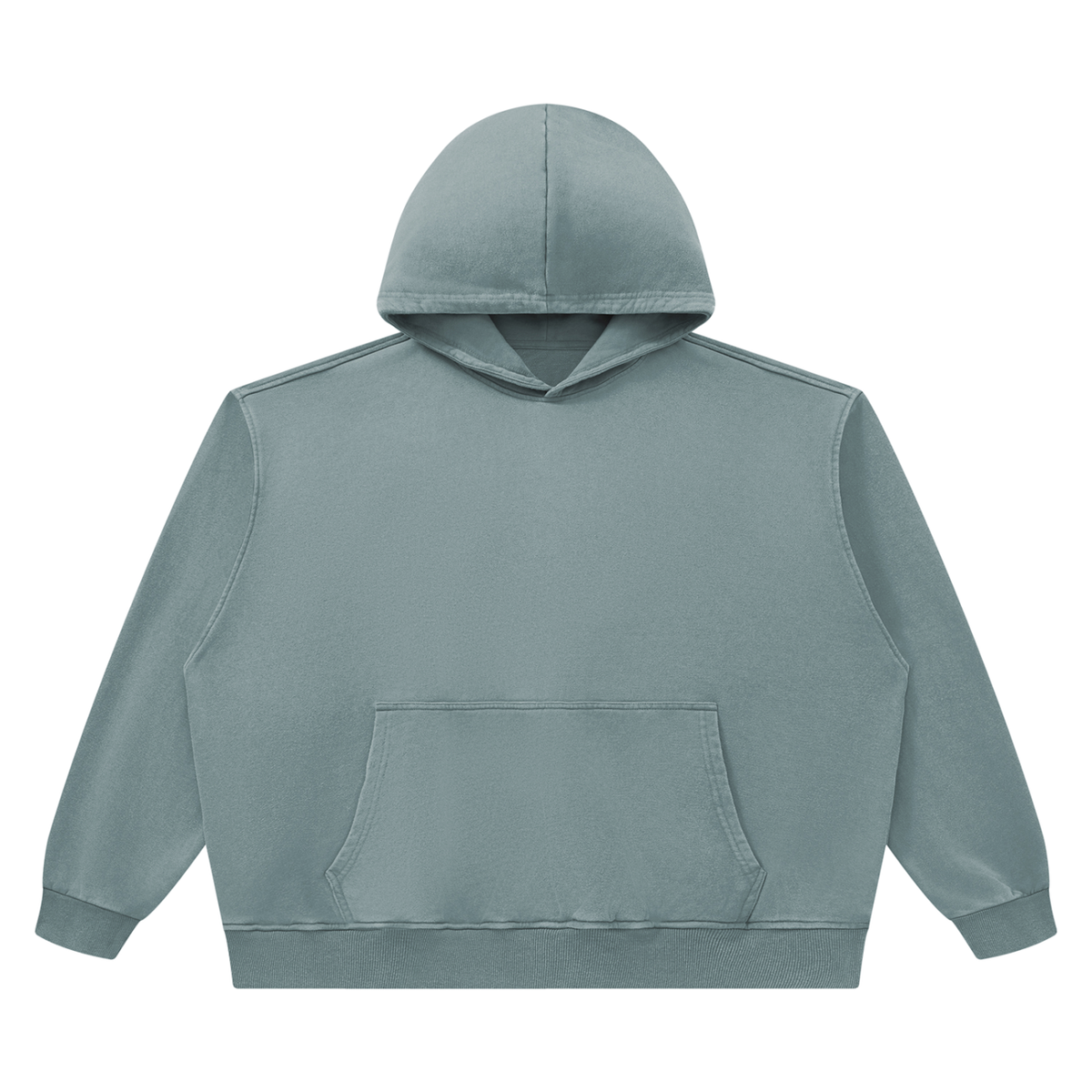 Unisex Heavyweight Vintage Wash Boxy Hoodie in haze blue