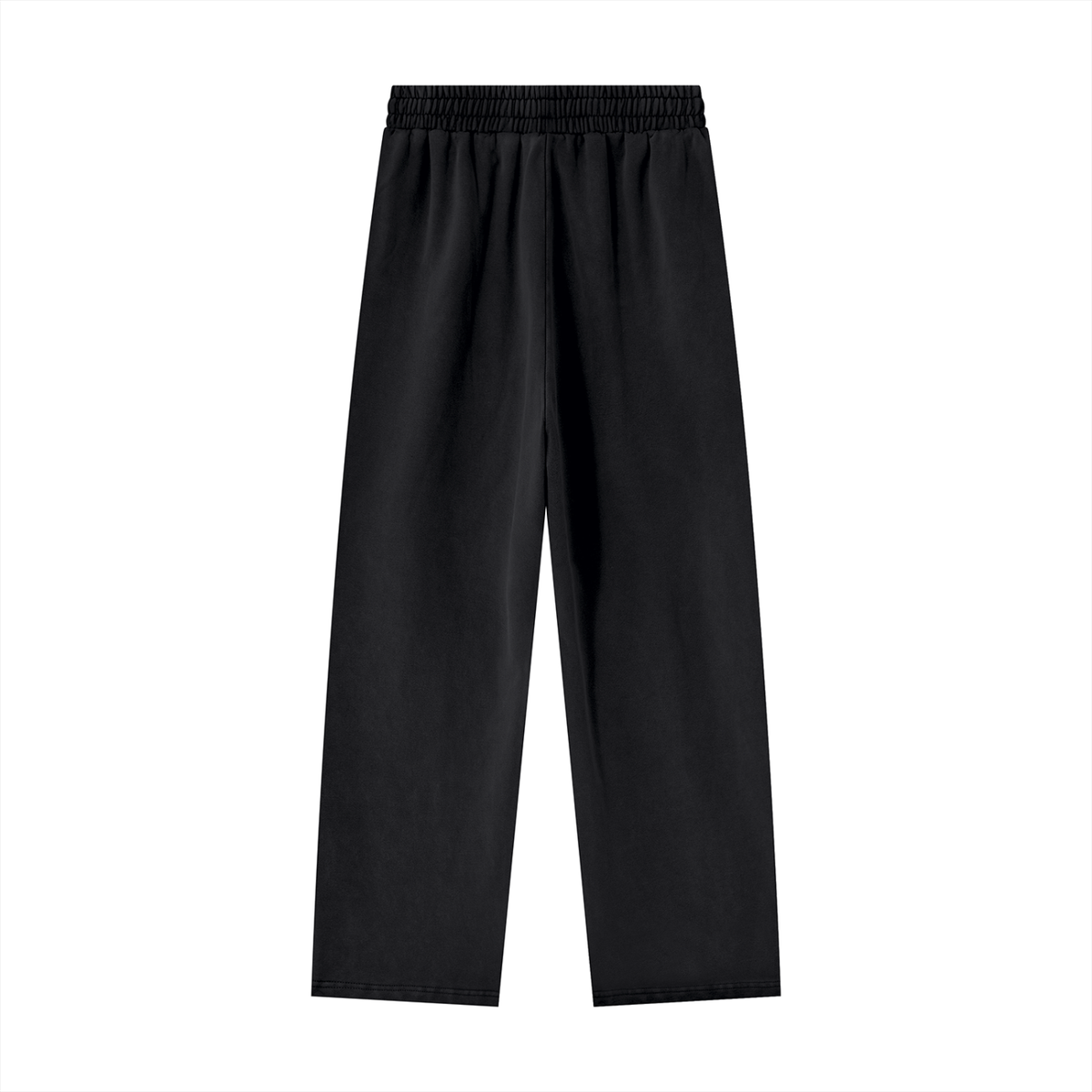 Unisex Heavyweight Vintage Wash Sweatpants in black, alternate angle