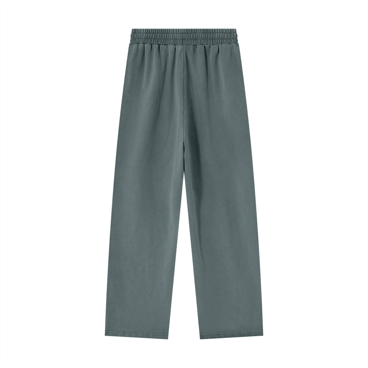 Unisex Heavyweight Vintage Wash Sweatpants in gray blue, alternate angle