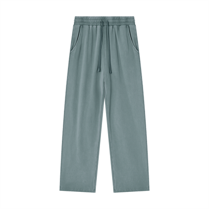 Unisex Heavyweight Vintage Wash Sweatpants in haze blue