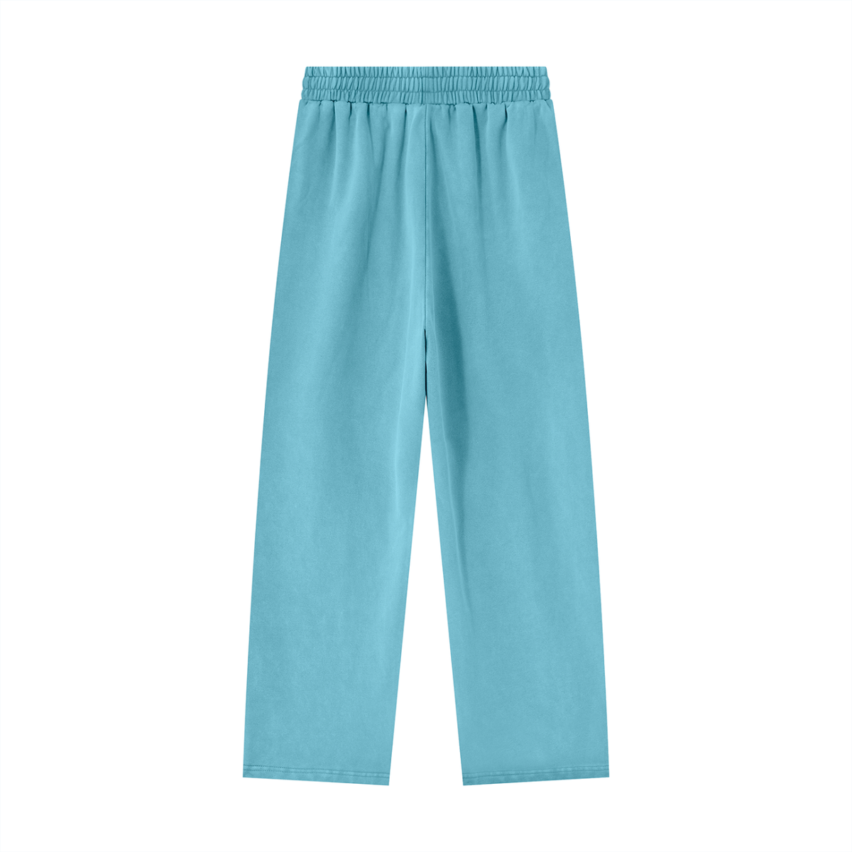 Unisex Heavyweight Vintage Wash Sweatpants in sky blue, alternate angle