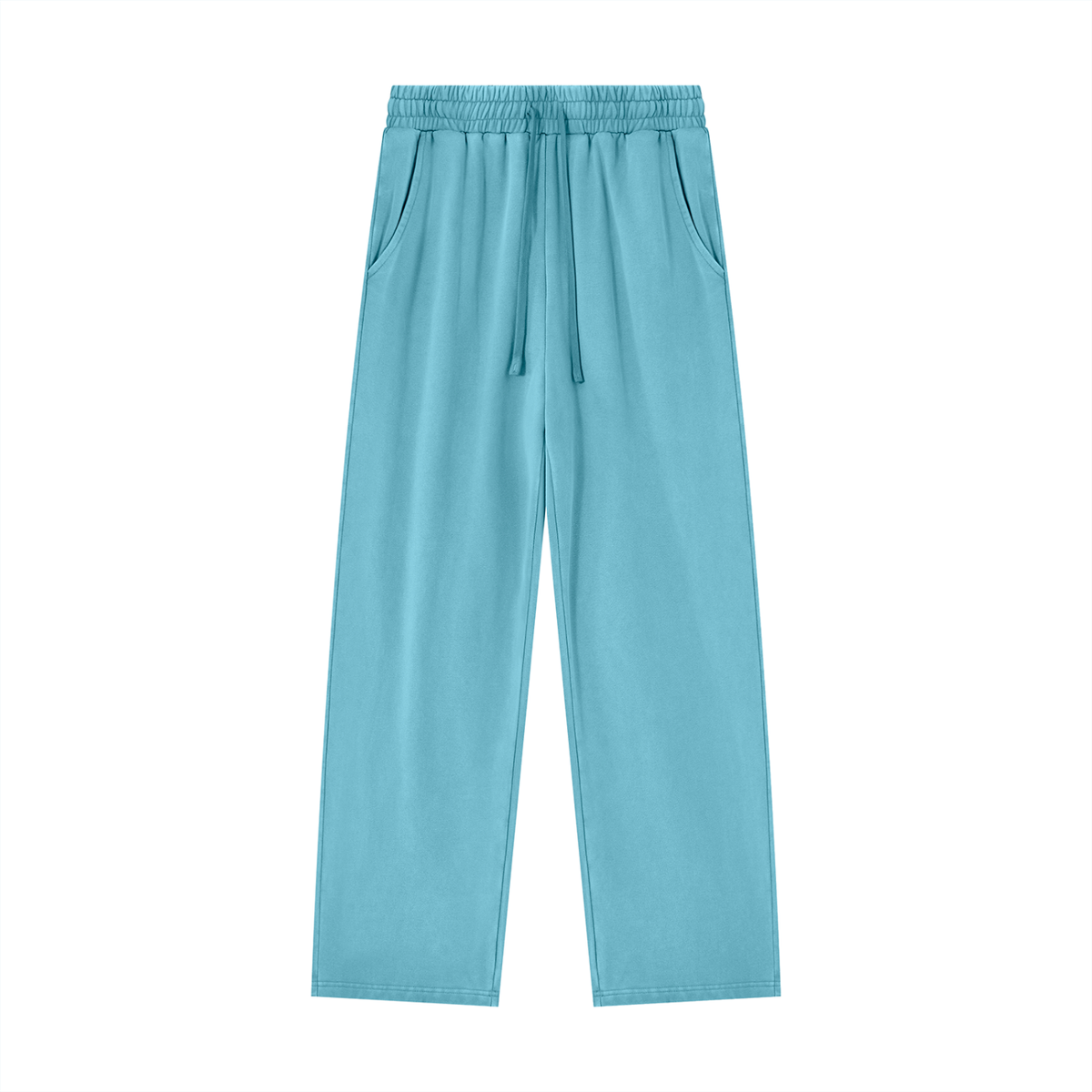 Unisex Heavyweight Vintage Wash Sweatpants in sky blue