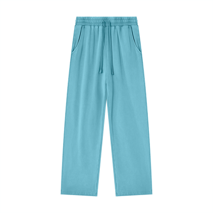 Unisex Heavyweight Vintage Wash Sweatpants in sky blue
