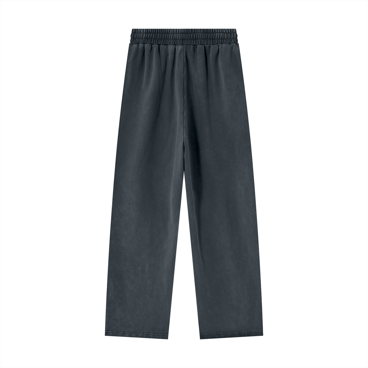Unisex Heavyweight Vintage Wash Sweatpants in washed blue, alternate angle