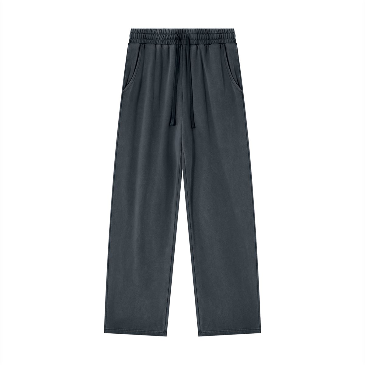 Unisex Heavyweight Vintage Wash Sweatpants in washed blue