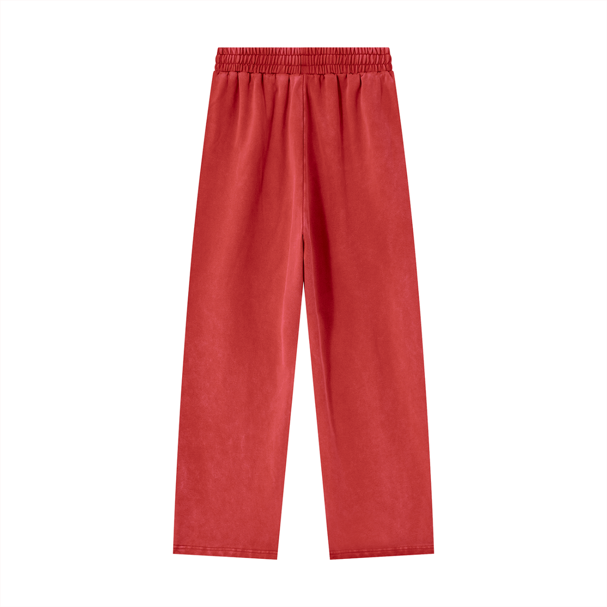 Unisex Heavyweight Vintage Wash Sweatpants in washed red, alternate angle