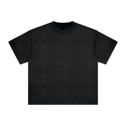 Unisex Heavyweight Vintage Washed T-Shirt in batik black