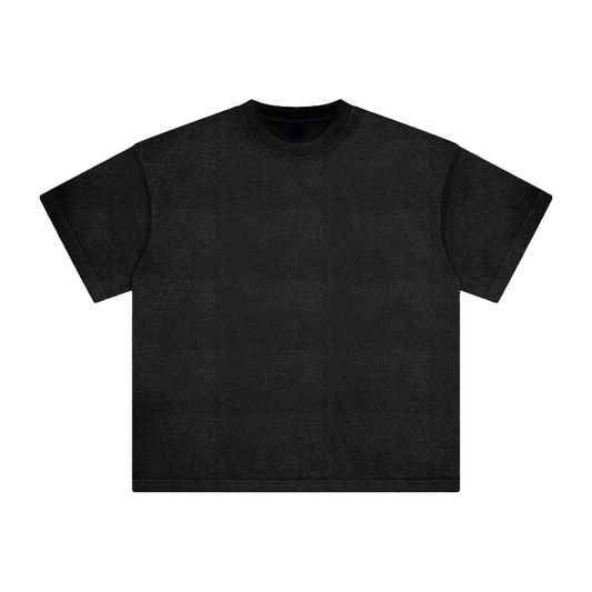 Unisex Heavyweight Vintage Washed T-Shirt in batik black