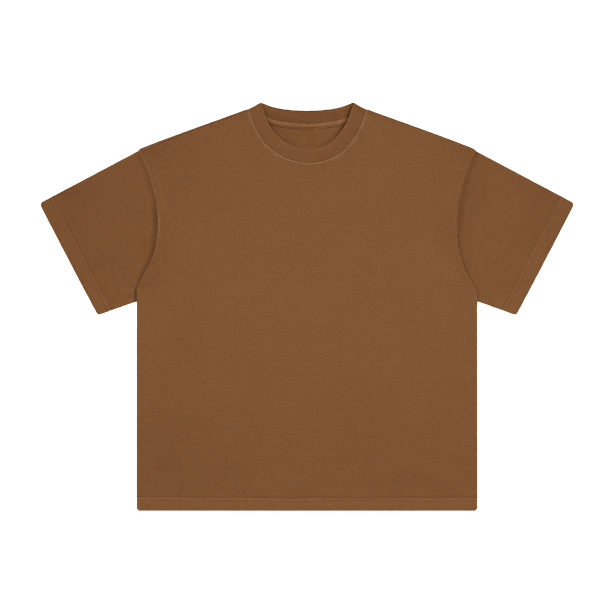 Unisex Heavyweight Vintage Washed T-Shirt in coffee