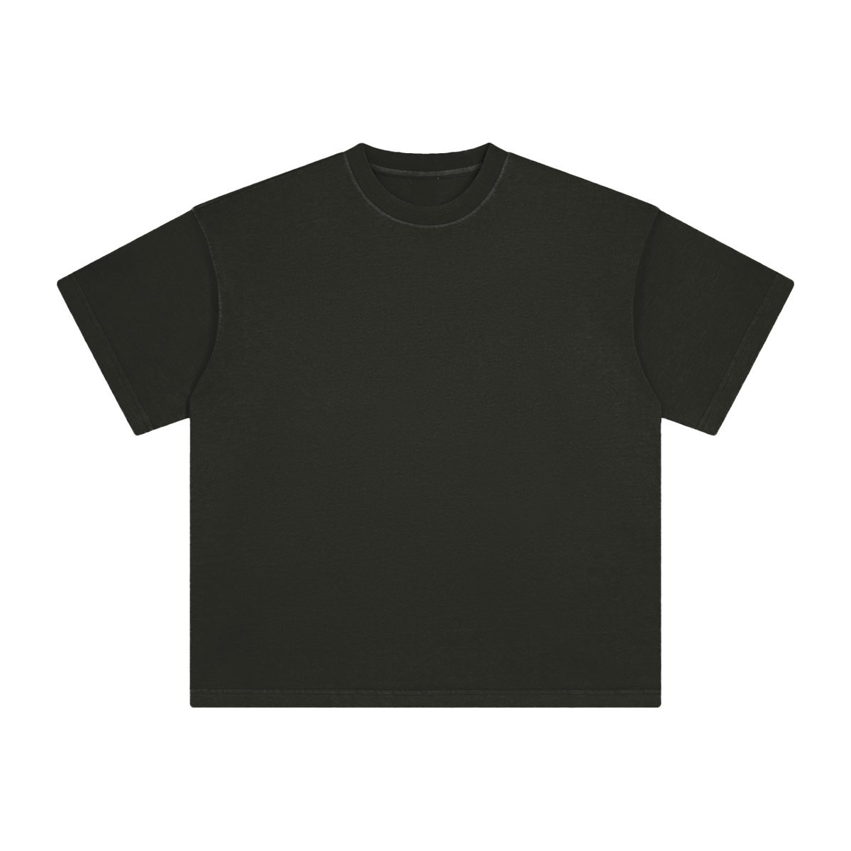 Unisex Heavyweight Vintage Washed T-Shirt in dark gray