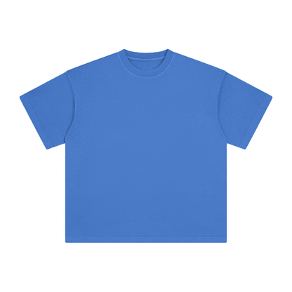 Unisex Heavyweight Vintage Washed T-Shirt in denim blue
