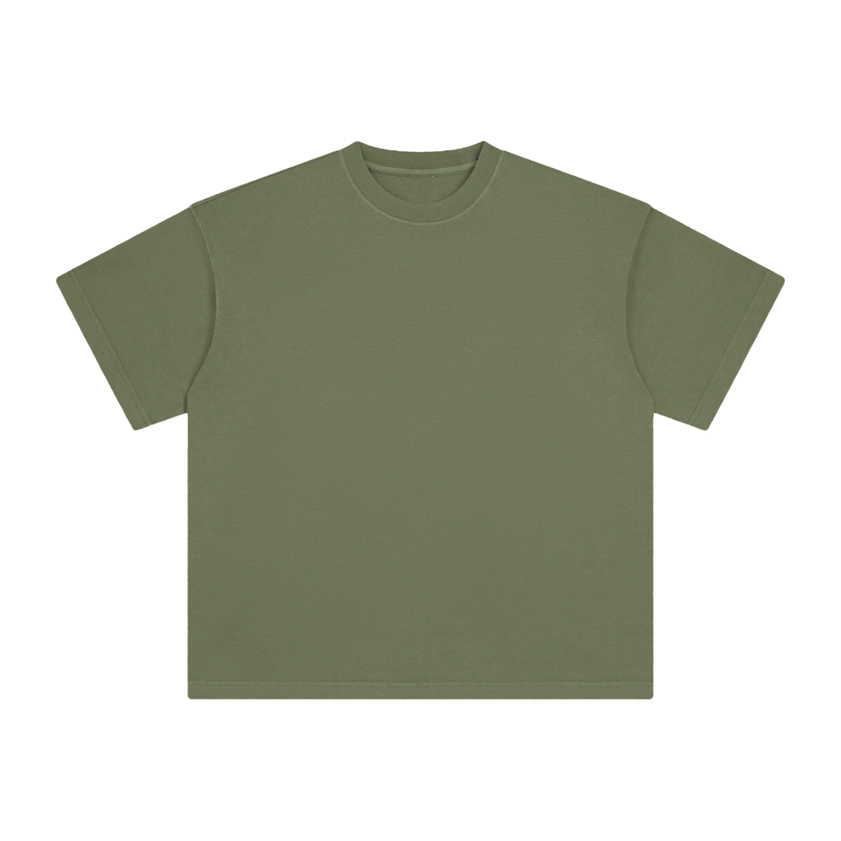Unisex Heavyweight Vintage Washed T-Shirt in greyish green