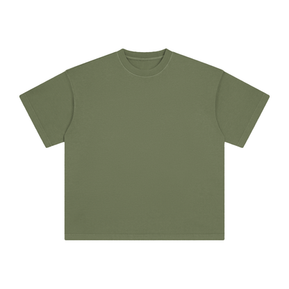 Unisex Heavyweight Vintage Washed T-Shirt in greyish green