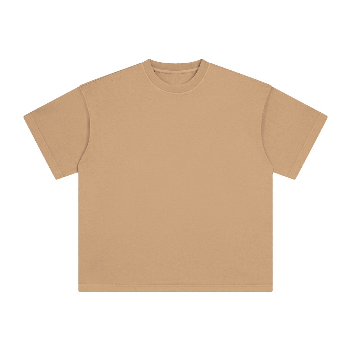 Unisex Heavyweight Vintage Washed T-Shirt in khaki
