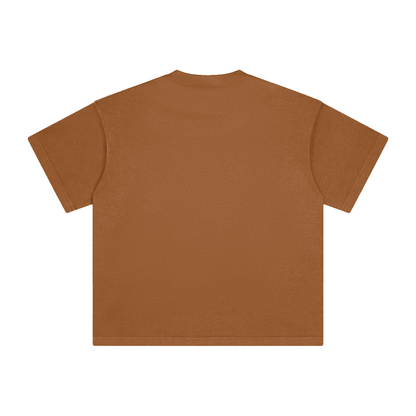 Unisex Heavyweight Vintage Washed T-Shirt in mocha, alternate angle