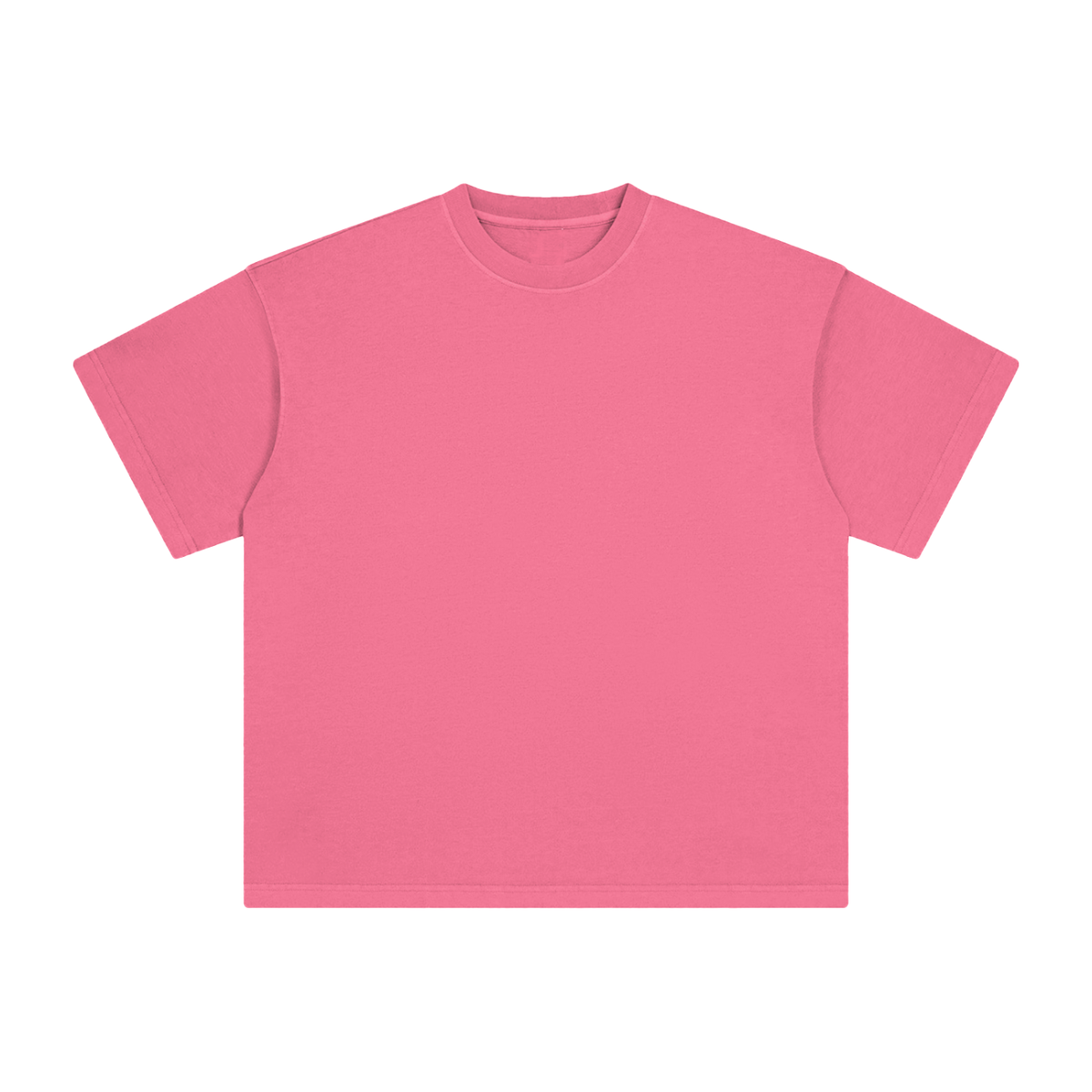 Unisex Heavyweight Vintage Washed T-Shirt in rose pink