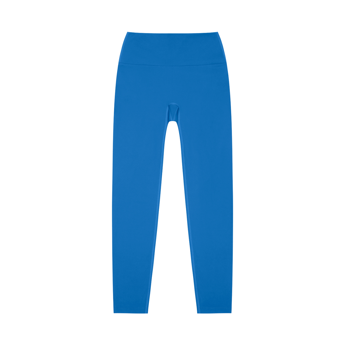 Unisex High-Waisted Yoga Leggings in colorful blue