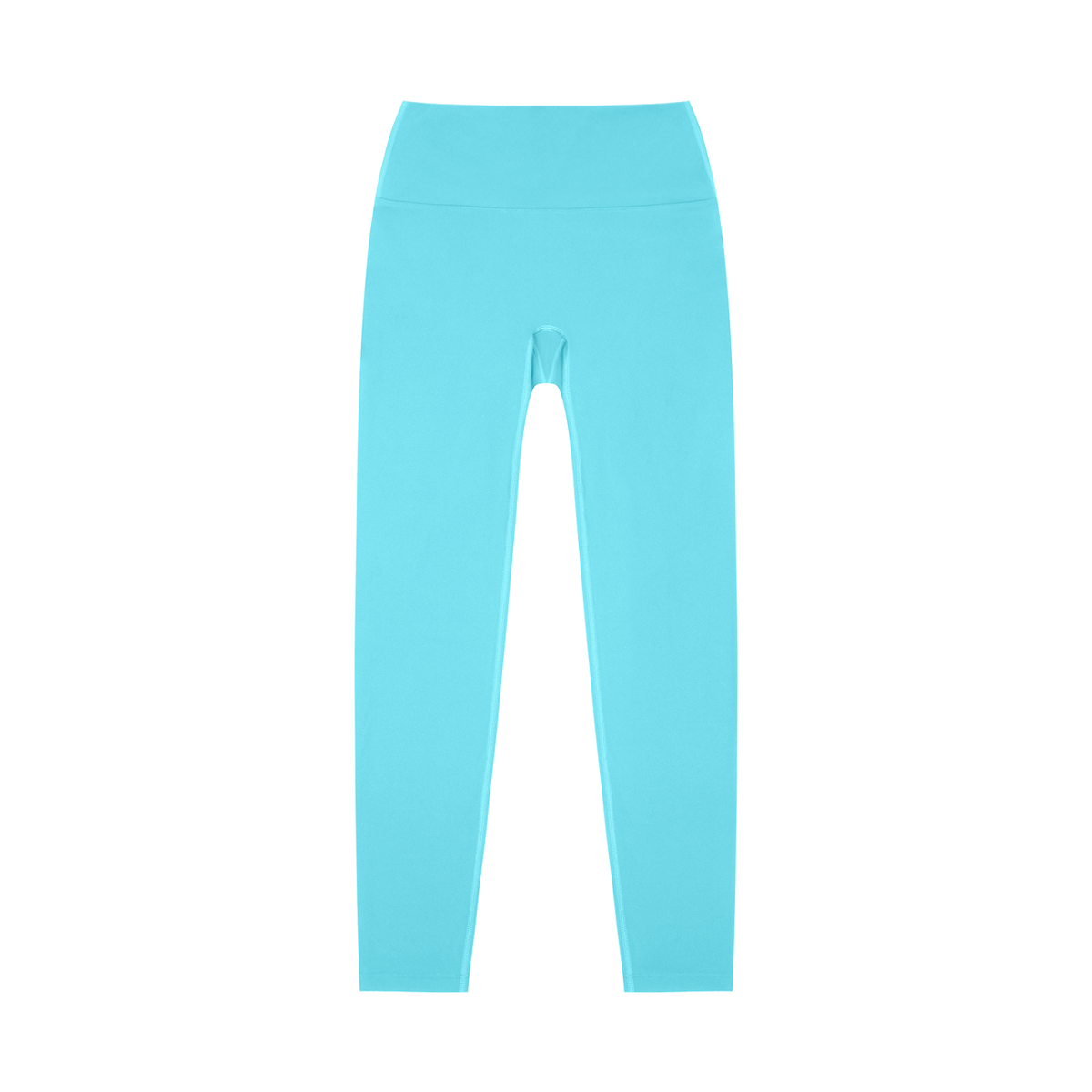Unisex High-Waisted Yoga Leggings in lake blue