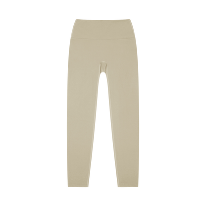Unisex High-Waisted Yoga Leggings in light gray