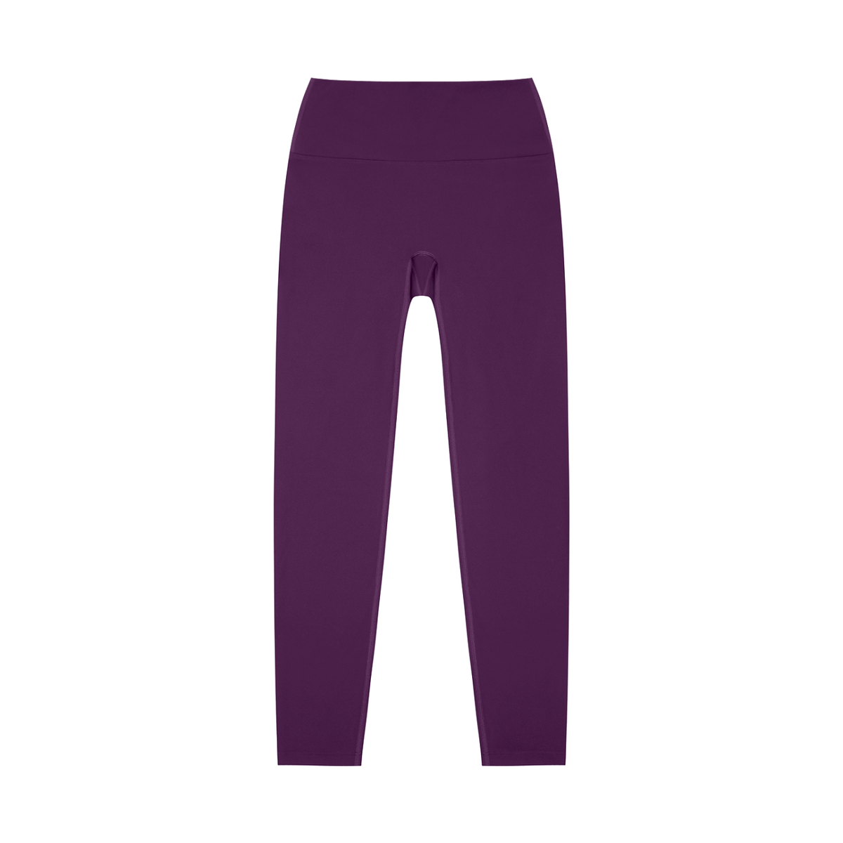 Unisex High-Waisted Yoga Leggings in purple