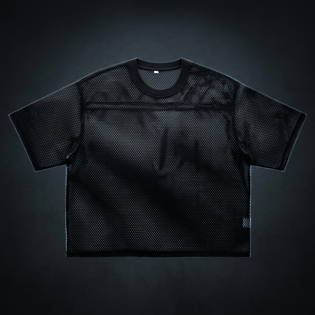 Unisex Hollow-Out Polyester T-Shirt