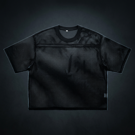 Unisex Hollow-Out Polyester T-Shirt