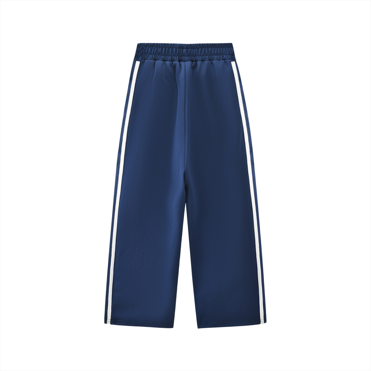 Unisex Kids' Contrast Tape Sweatpants in royal blue, alternate angle