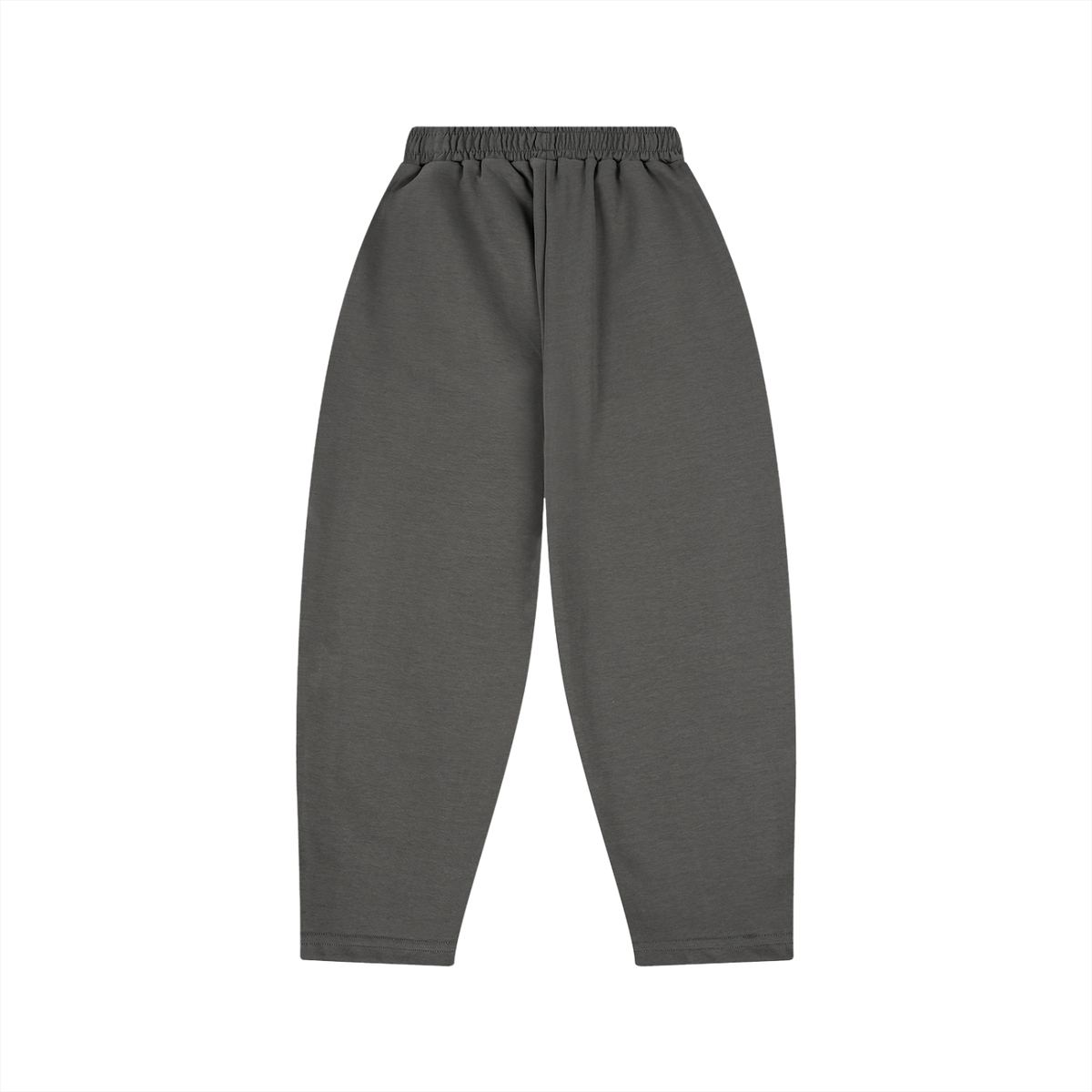 Unisex Kid's Loose Wide Leg Sweatpants in dark gray, alternate angle