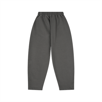 Unisex Kid's Loose Wide Leg Sweatpants in dark gray, alternate angle