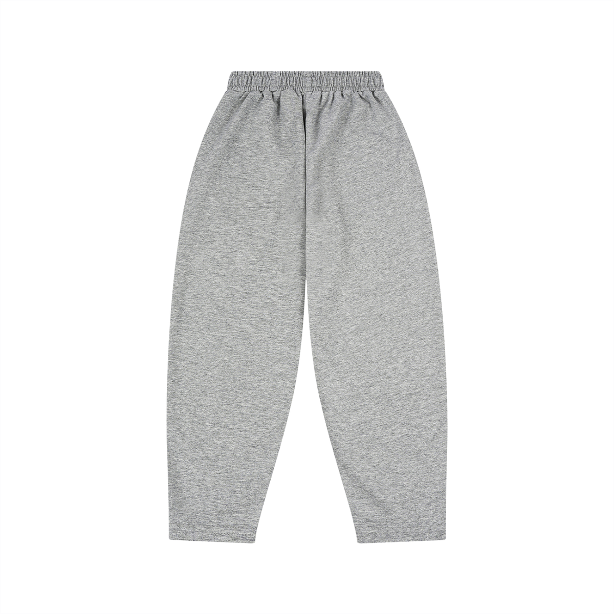Unisex Kid's Loose Wide Leg Sweatpants in flower gray, alternate angle