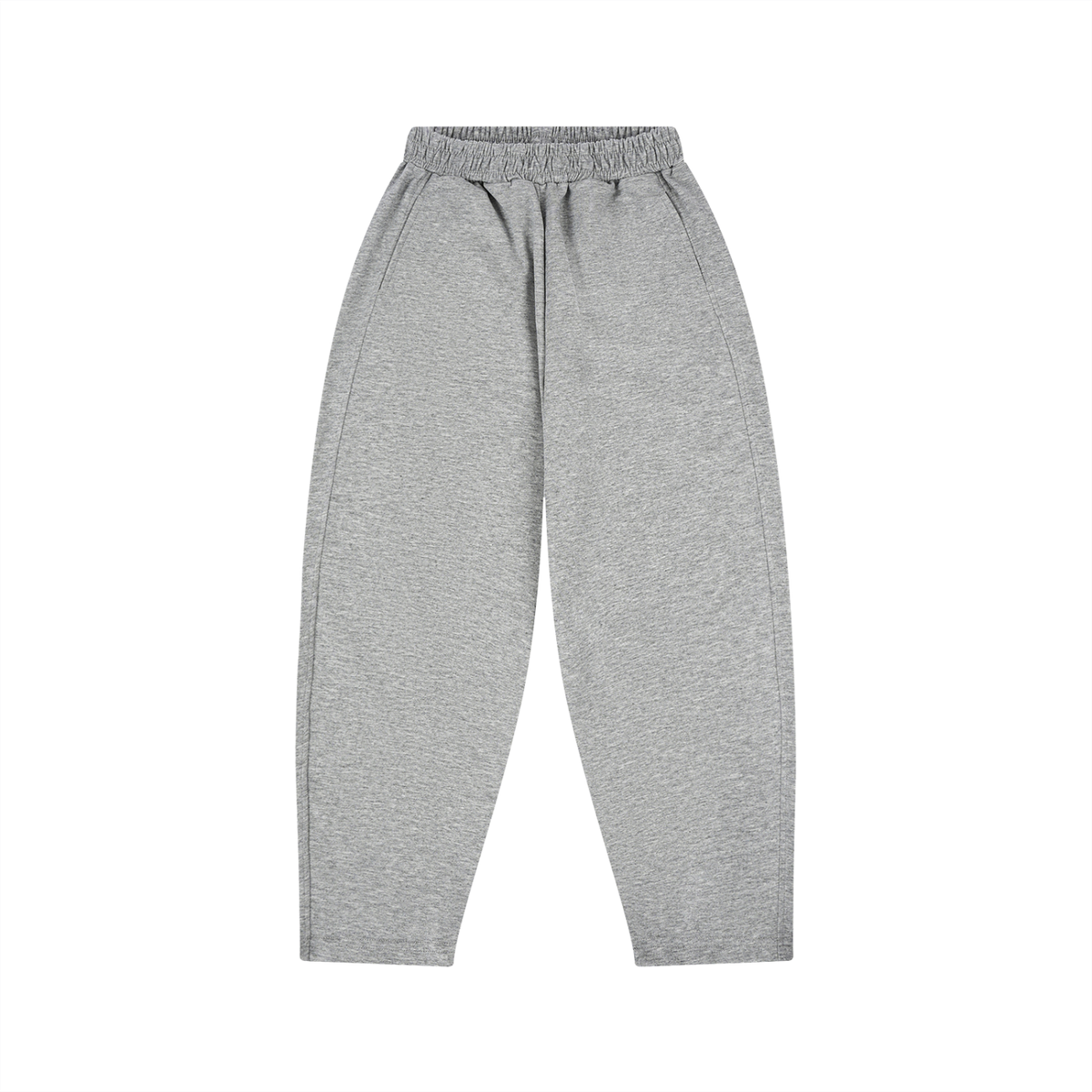 Unisex Kid's Loose Wide Leg Sweatpants in flower gray