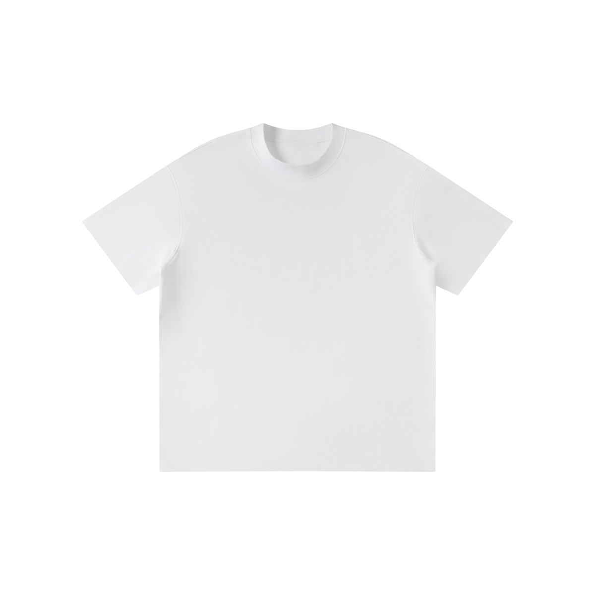 Unisex Kid's Solid Crewneck T-Shirt in white