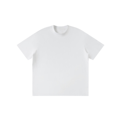 Unisex Kid's Solid Crewneck T-Shirt in white